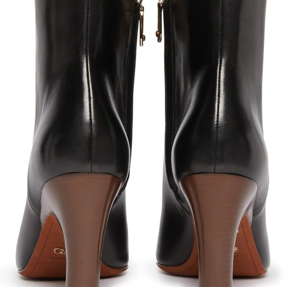 Chloé:  Oli Leather Ankle Boots - black - Picture 4 of 12